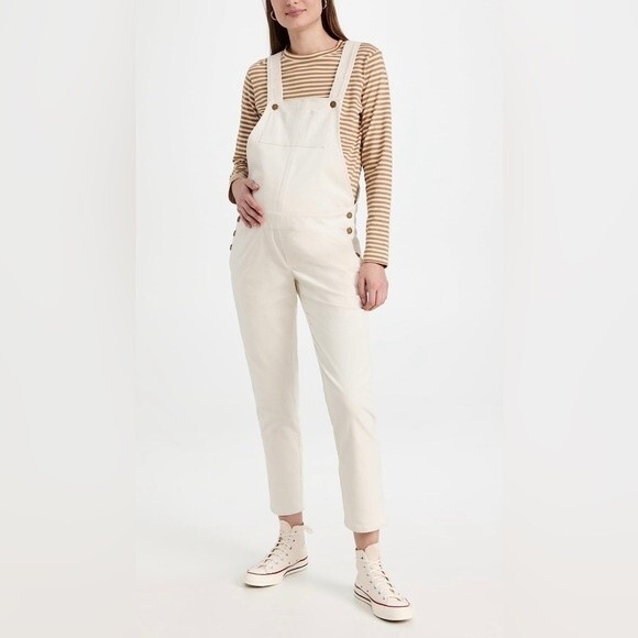 HATCH The Cord Overalls in Ivory Size 3 = US 10-12 NWT - Picture 3 of 10